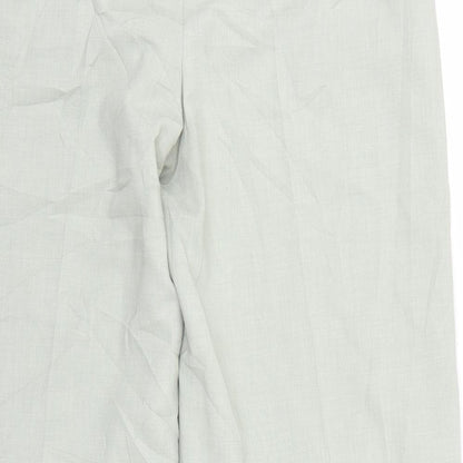 Womens UK Size 18 Marks and Spencer Regular Fit  Green Trousers