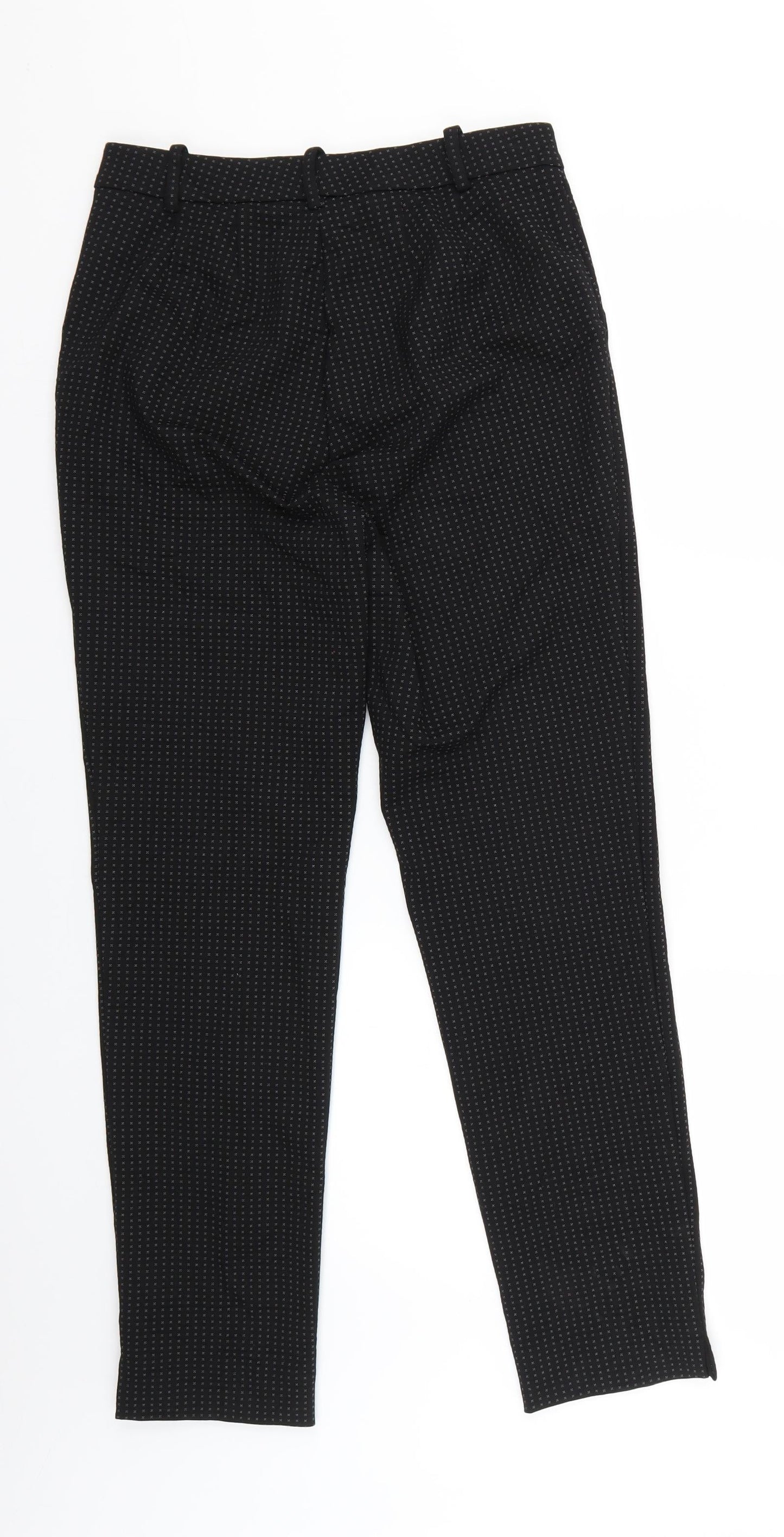 Womens UK Size 8 Marks and Spencer Regular Fit  Black Trousers