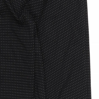 Womens UK Size 8 Marks and Spencer Regular Fit  Black Trousers