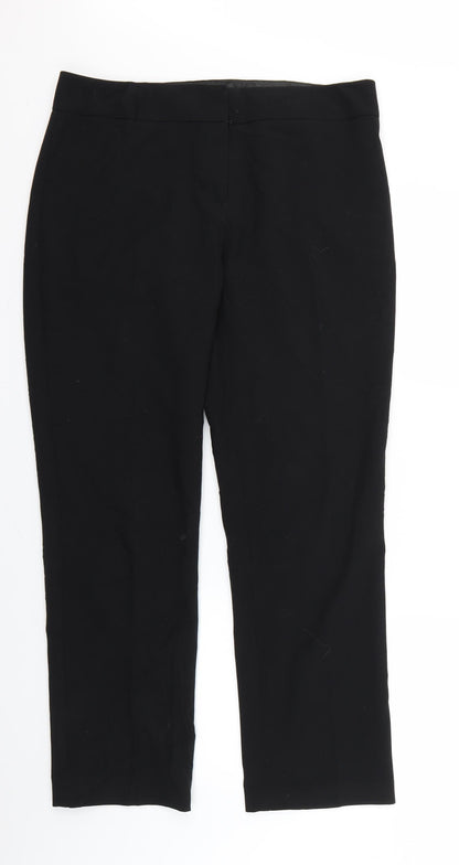 Womens UK Size 14 Marks and Spencer Regular Fit  Black Trousers
