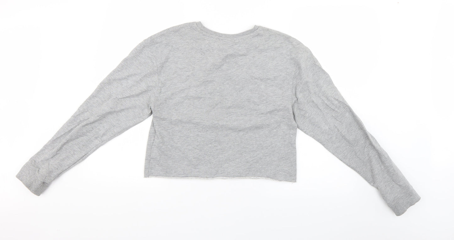 Womens UK Size 6 Miss Selfridge Grey Pullover Jumper