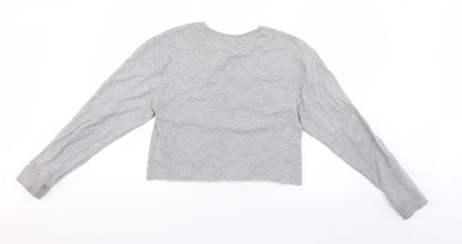 Womens UK Size 6 Miss Selfridge Grey Pullover Jumper