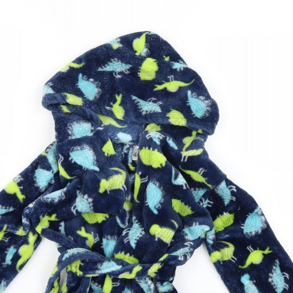 Dynamic Boys Multicoloured Geometric   Robe Size 4-5 Years