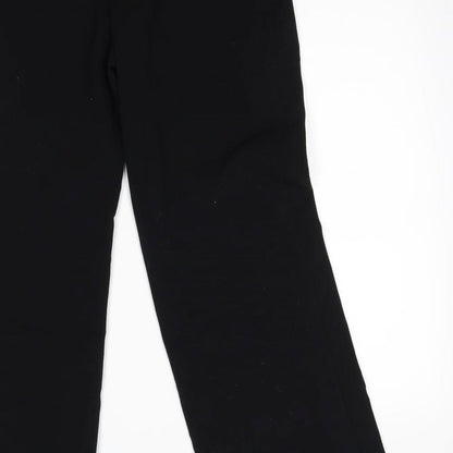 Womens UK Size 10 M&S Regular Fit  Black Trousers