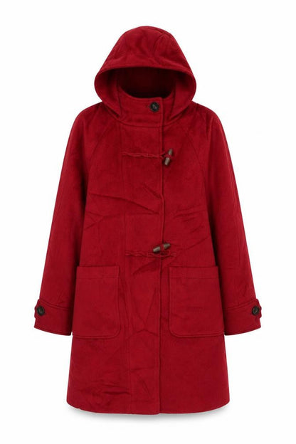 Womens UK Size 8 M&S Red Overcoat