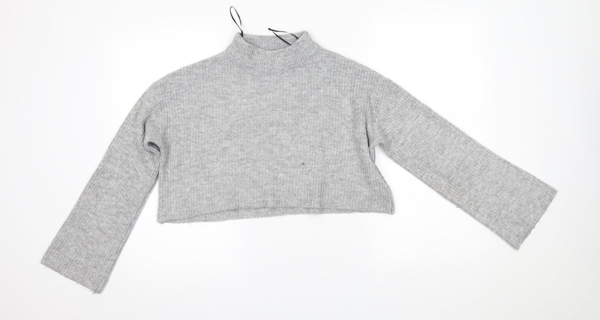 Womens UK Size S H&M Grey Pullover Jumper