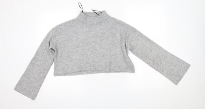 Womens UK Size S H&M Grey Pullover Jumper
