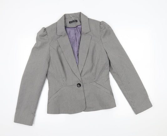 Atmosphere Womens Grey Check  Jacket Blazer Size 12