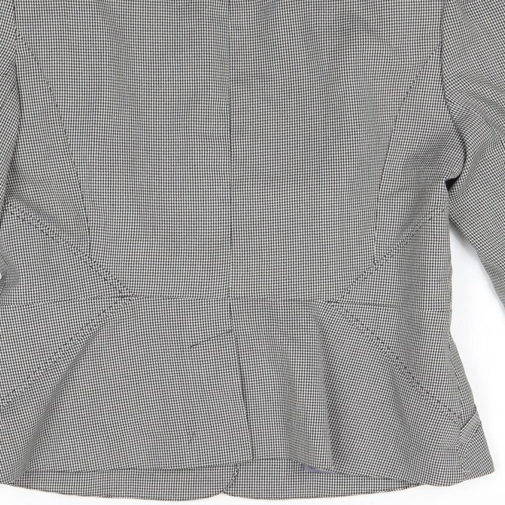 Atmosphere Womens Grey Check  Jacket Blazer Size 12
