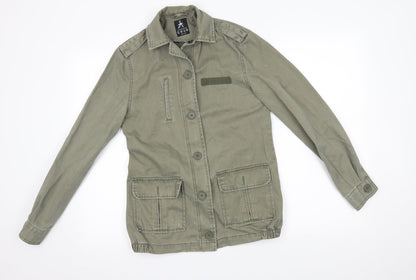 atmospjhere Womens Green  Denim Jacket