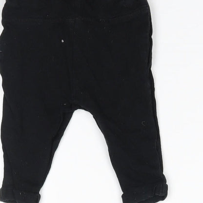 NEXT Baby Black   Jogger Trousers Size 3-6 Months