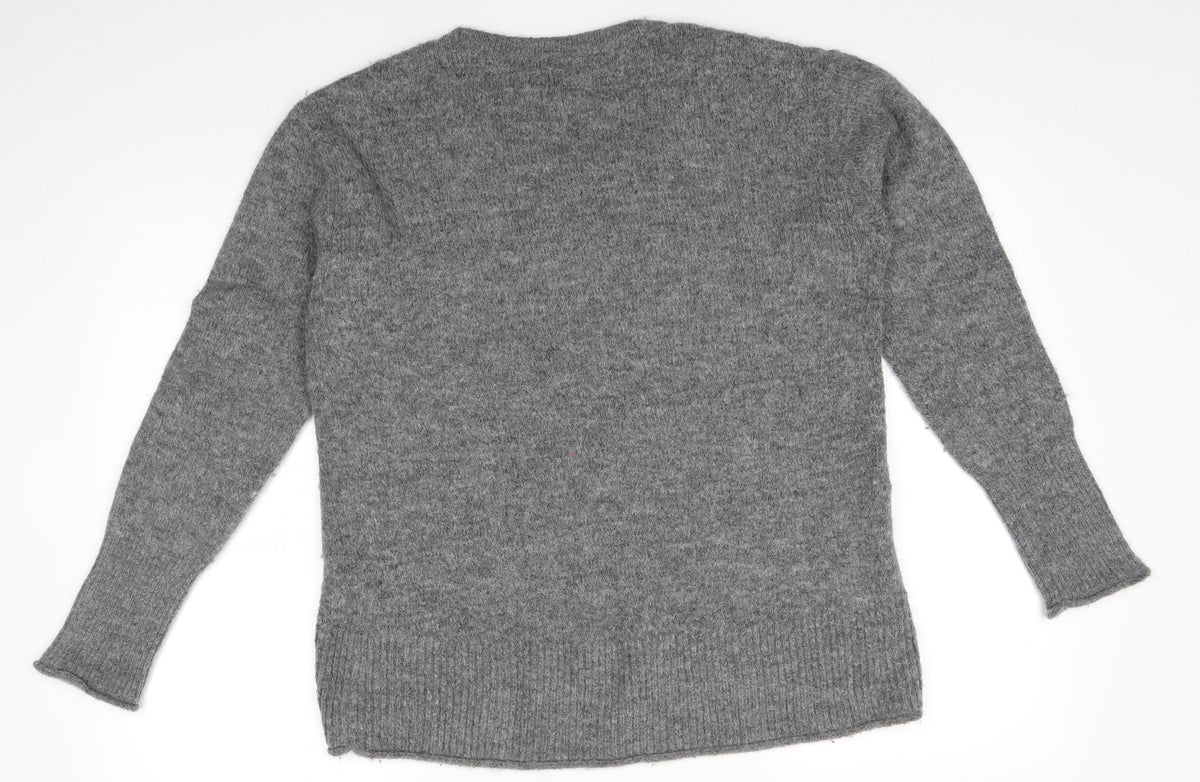 Womens UK Size M H&M Grey Pullover Jumper