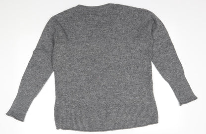 Womens UK Size M H&M Grey Pullover Jumper