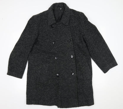Womens UK Size 12 Berkertex Grey Pea Coat