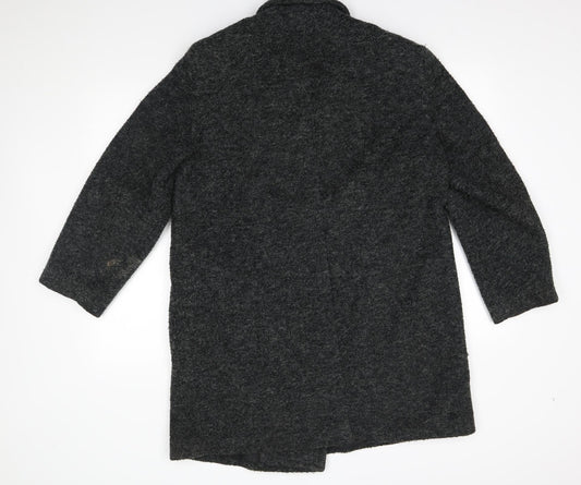 Womens UK Size 12 Berkertex Grey Pea Coat