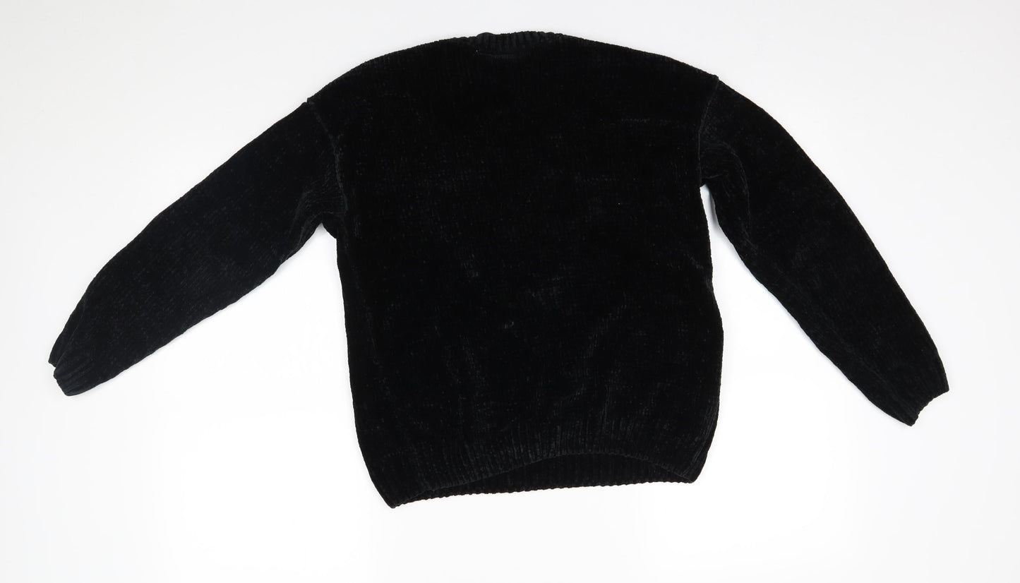 Primark Womens Black   Pullover Jumper Size XS