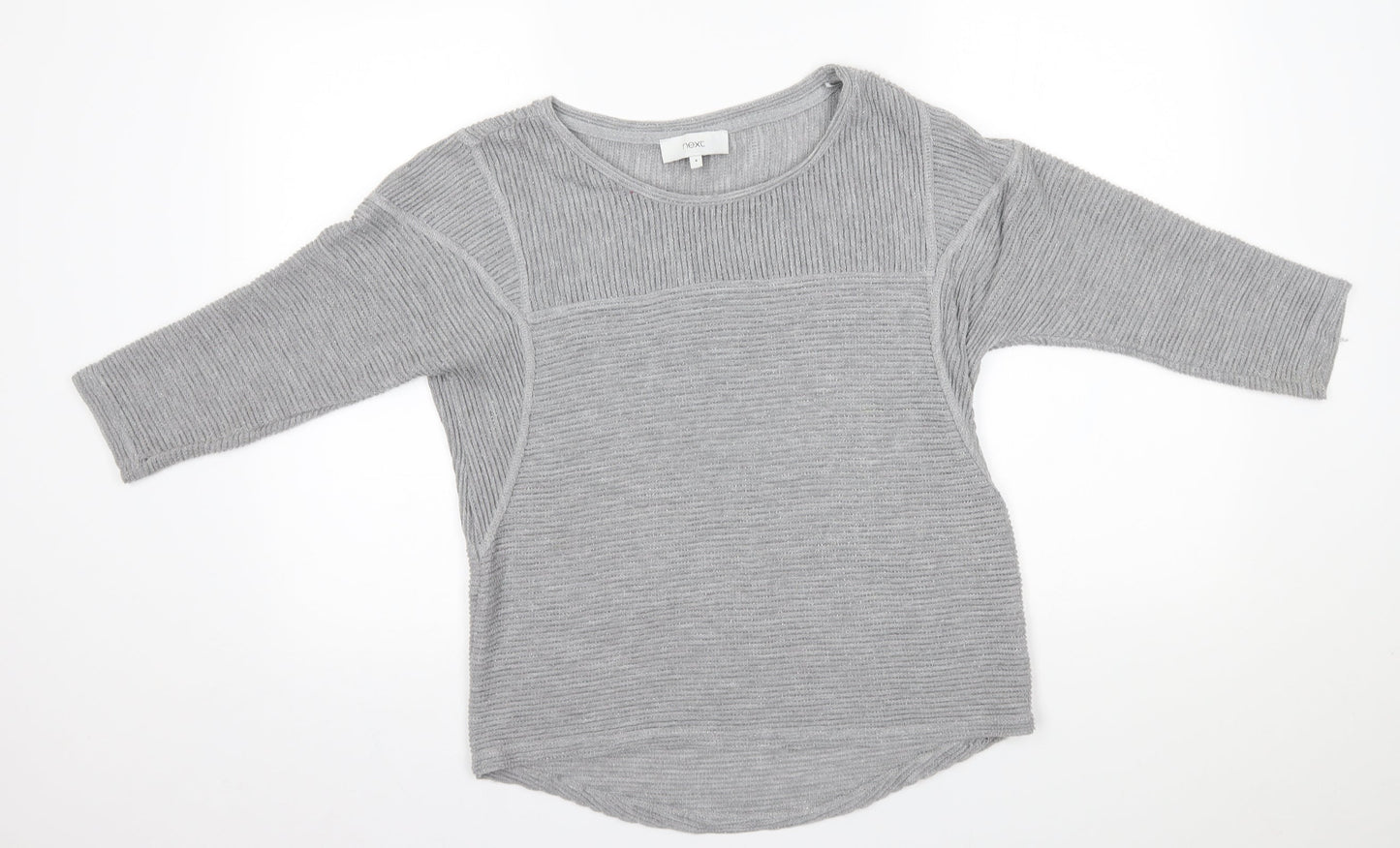 Womens UK Size 6 NEXT Grey Pullover Jumper