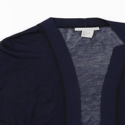 Womens UK Size 6 H&M Blue Cardigan Jumper