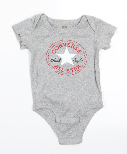 Convers Boys Grey   Romper One-Piece   - Converse All Star