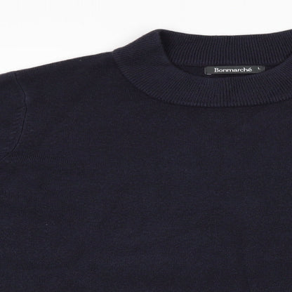 Womens UK Size L Bonmar Blue Pullover Jumper