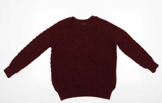 Womens UK Size 6 Topshop Brown Pullover Jumper