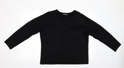 Womens UK Size L Bonmarché Black Pullover Jumper