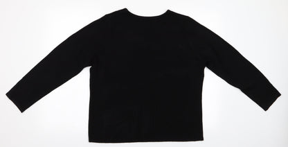 Womens UK Size L Bonmarché Black Pullover Jumper