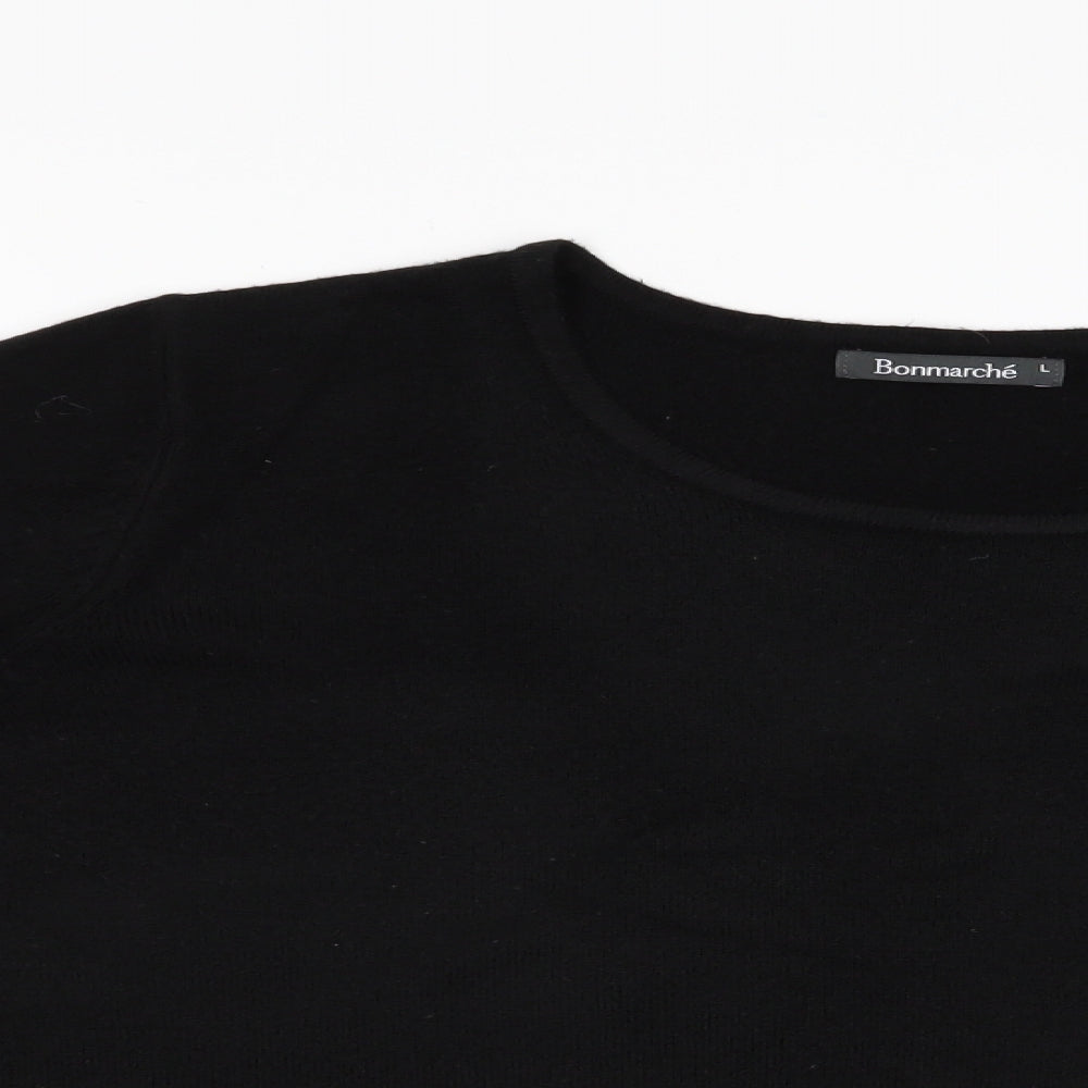 Womens UK Size L Bonmarché Black Pullover Jumper