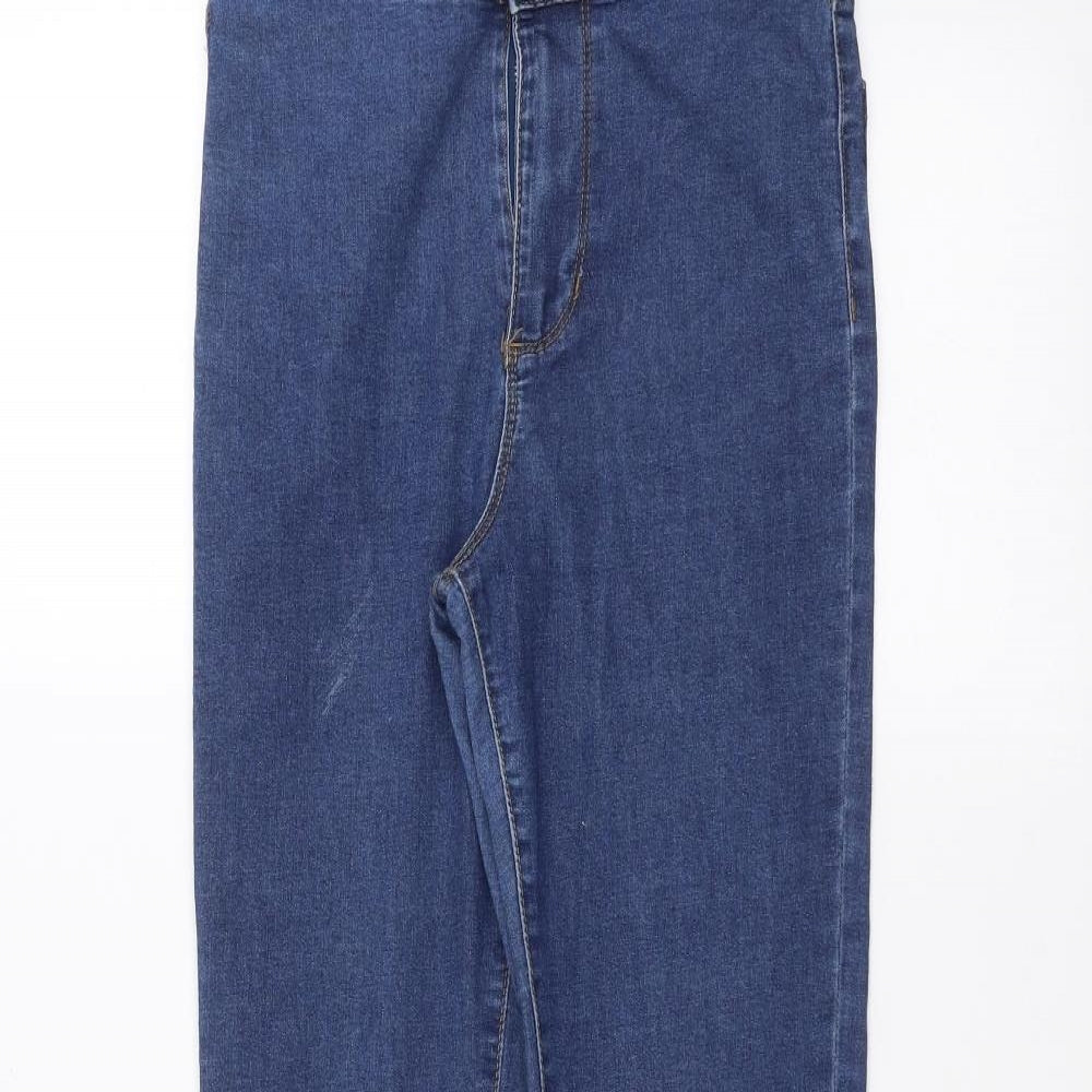 Denim & Co. Womens Blue  Denim Skinny Jeans Size 10 L29 in