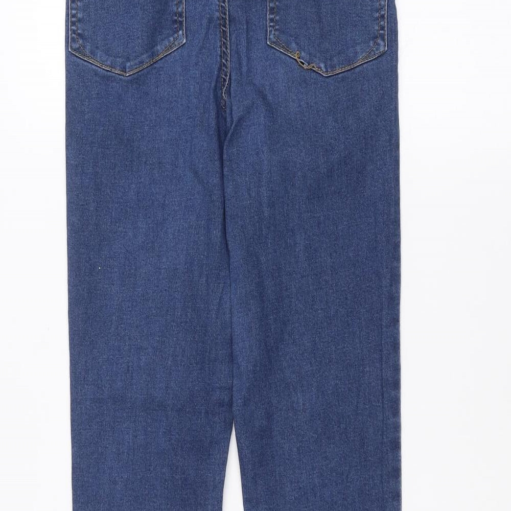 Denim & Co. Womens Blue  Denim Skinny Jeans Size 10 L29 in