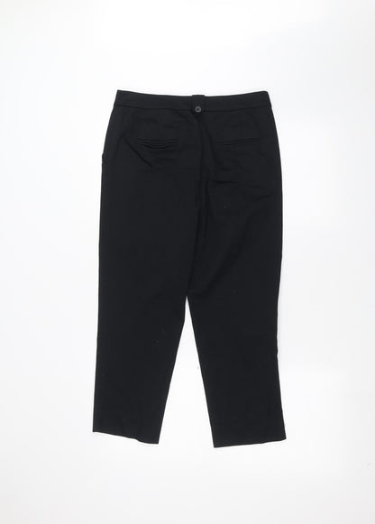 TU Womens Black   Trousers  Size 10 L22 in