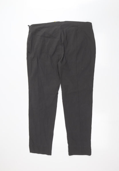 Biaggini Womens Grey   Trousers  Size 38 L26 in