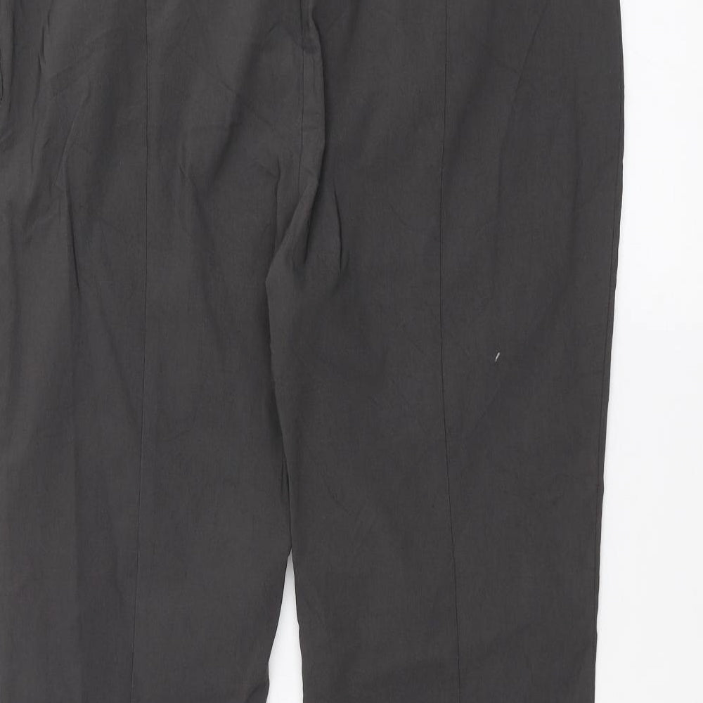Biaggini Womens Grey   Trousers  Size 38 L26 in