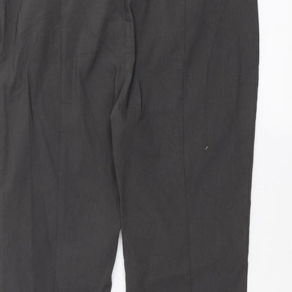 Biaggini Womens Grey   Trousers  Size 38 L26 in