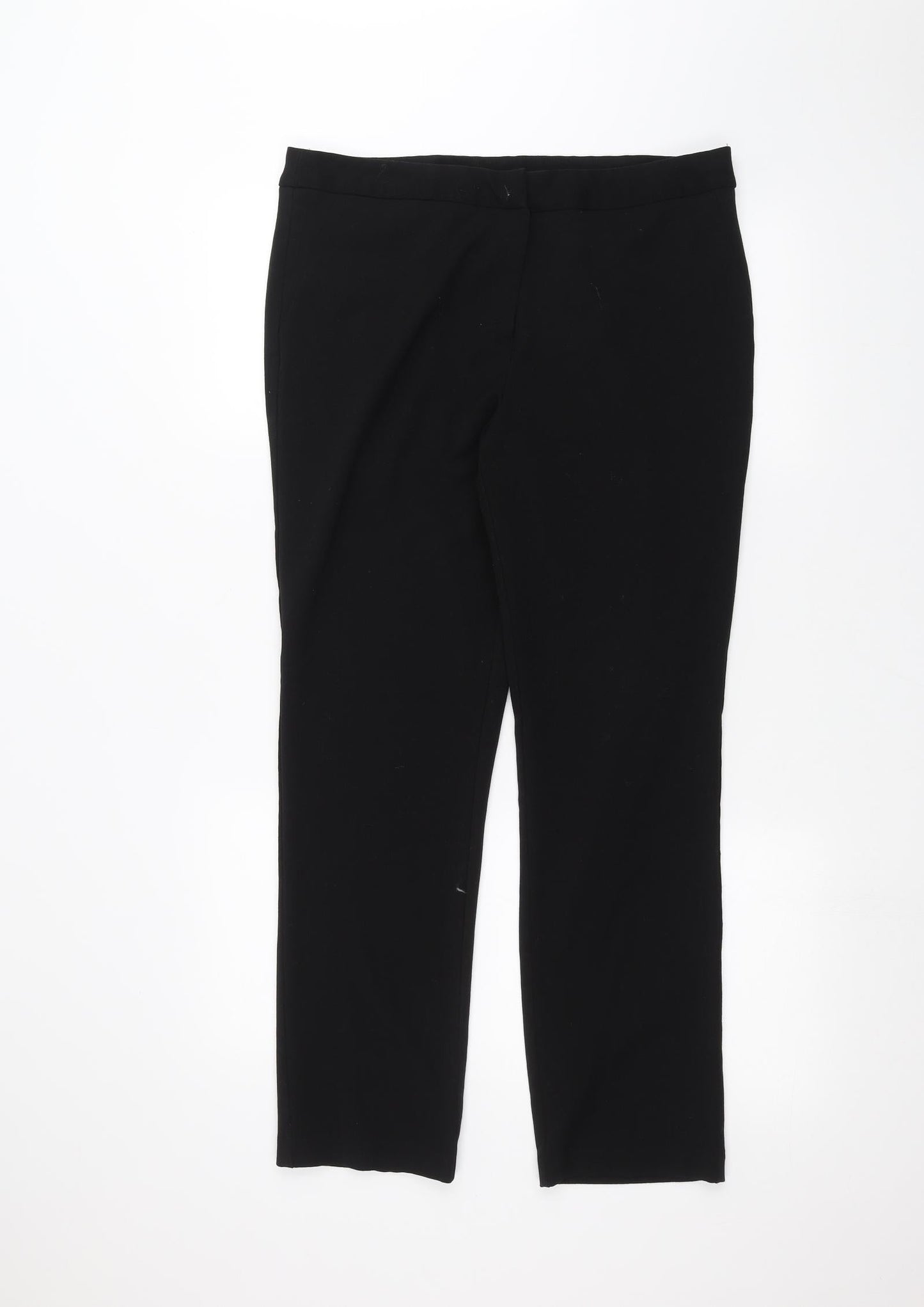 Womens UK Size 29 in Banner Regular Fit  Black Trousers