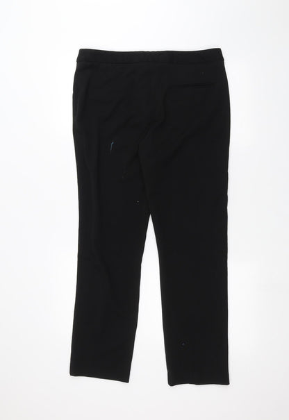 Womens UK Size 29 in Banner Regular Fit  Black Trousers