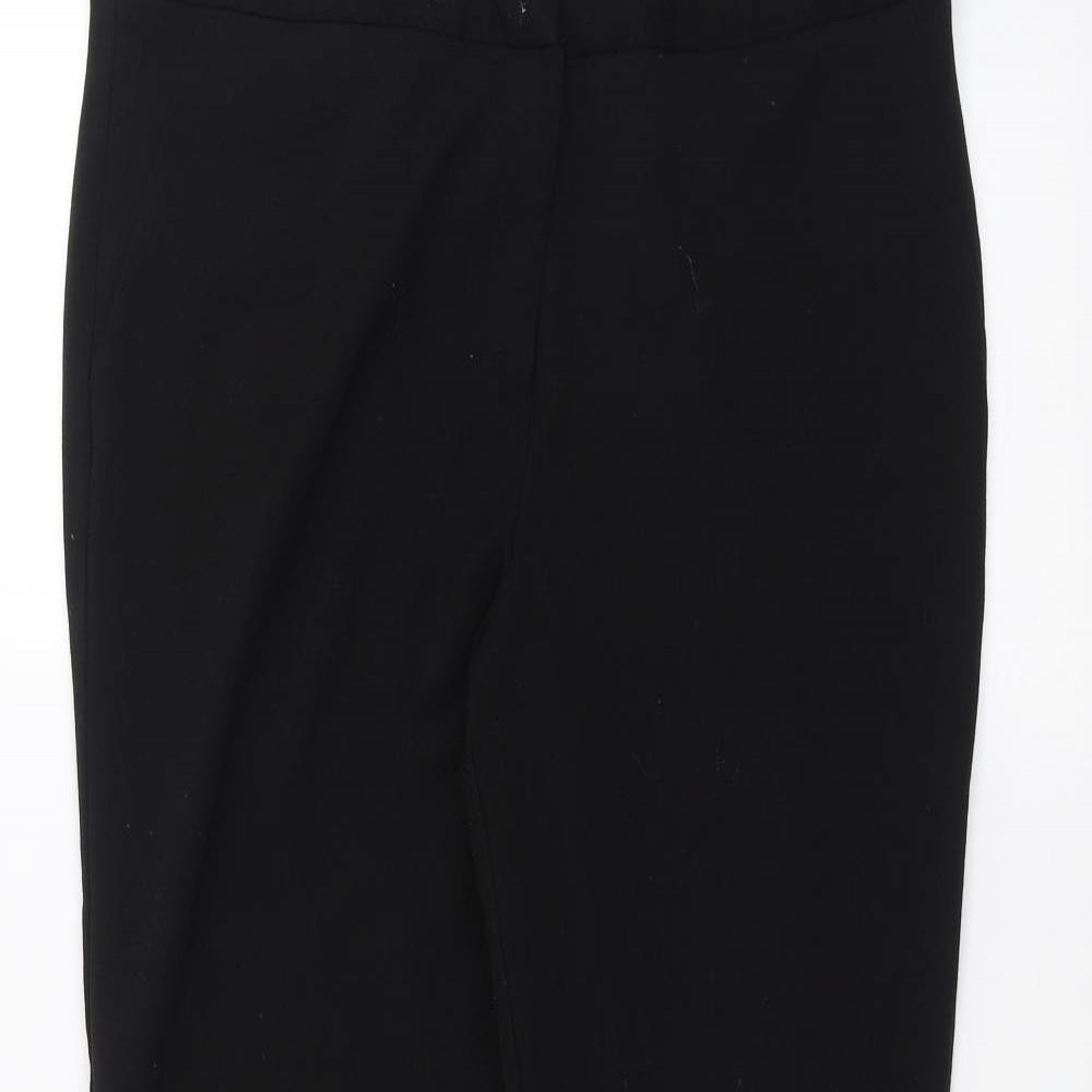 Womens UK Size 29 in Banner Regular Fit  Black Trousers