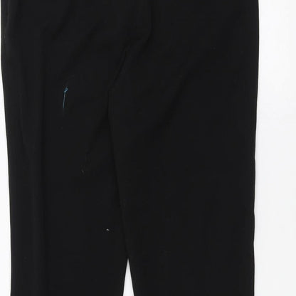 Womens UK Size 29 in Banner Regular Fit  Black Trousers