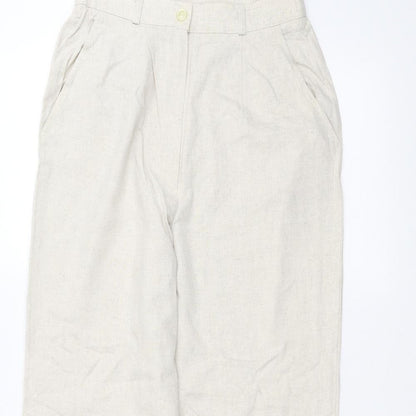 Womens UK Size 26 in Preworn Regular Fit  Beige Trousers
