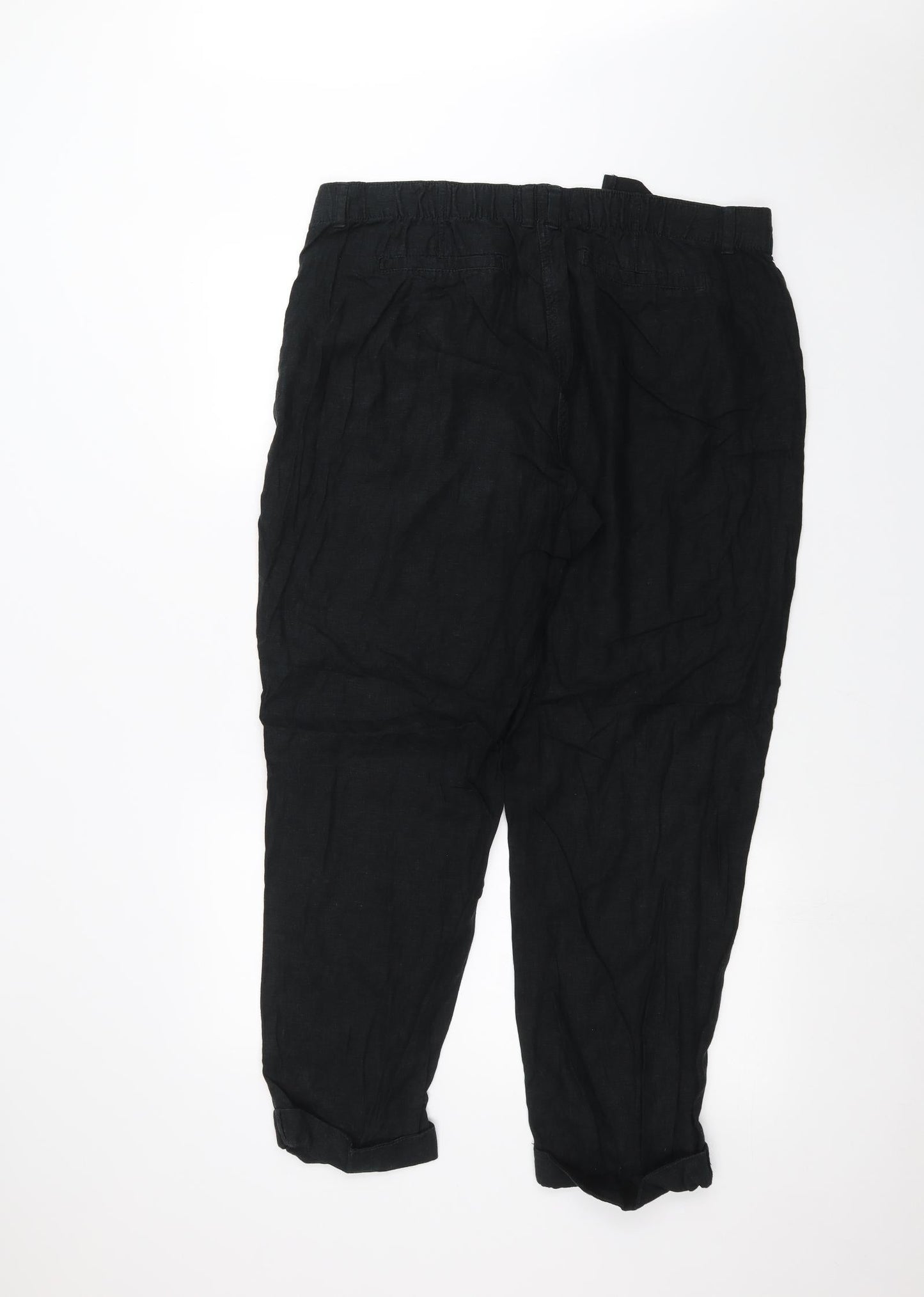Womens UK Size 36 in Marks and Spencer Regular Fit  Black Trousers