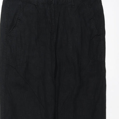 Womens UK Size 36 in Preworn Regular Fit  Black Trousers