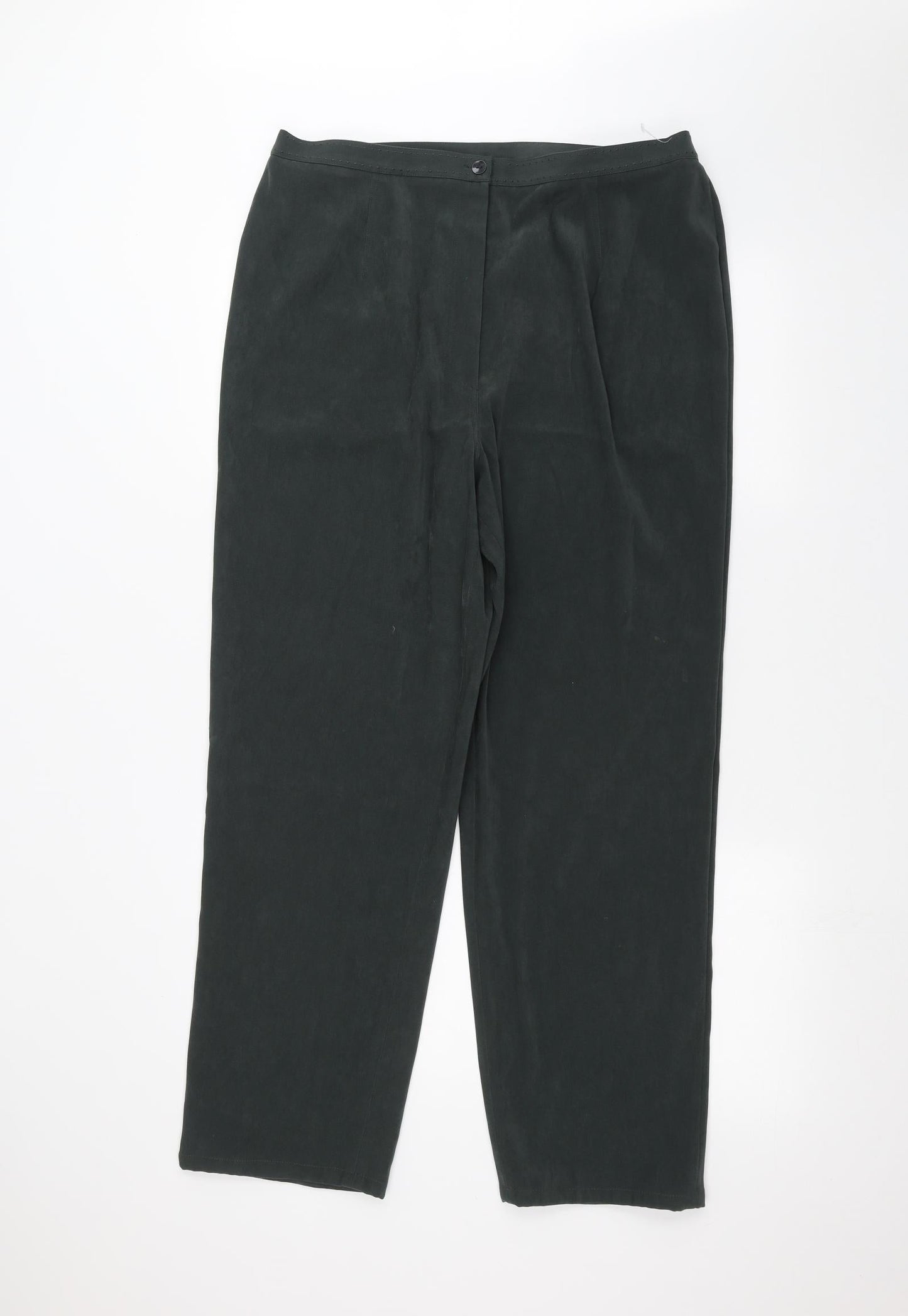 ELVI Womens Green   Trousers  Size 34 in L29 in