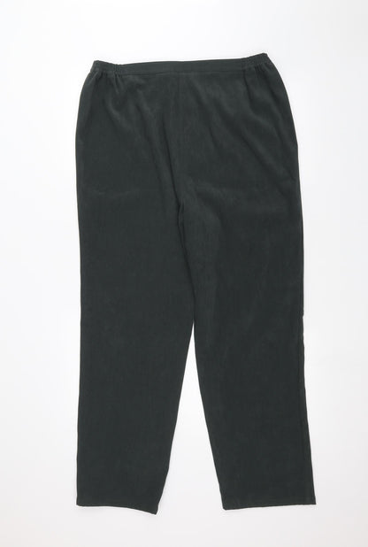 ELVI Womens Green   Trousers  Size 34 in L29 in