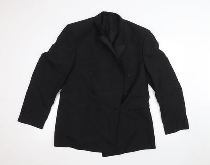 Mens UK Size 40 Preworn Regular Black Suit Jacket