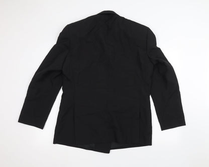 Mens UK Size 40 Preworn Regular Black Suit Jacket