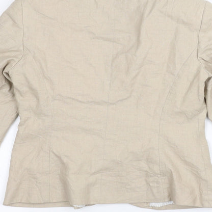 Womens UK Size 10 Marks and Spencer Beige Jacket