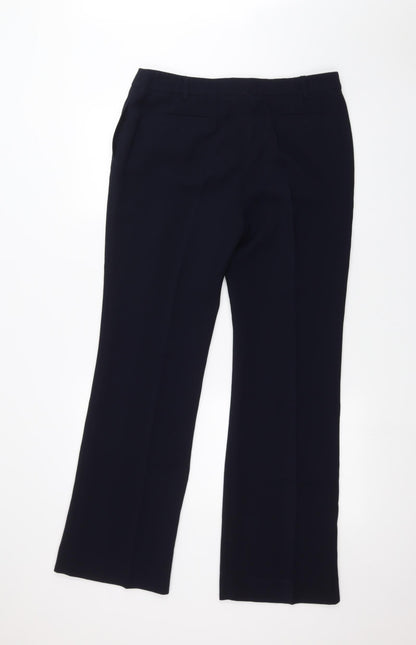 Womens UK Size 34 in Preworn Regular Fit  Blue Trousers