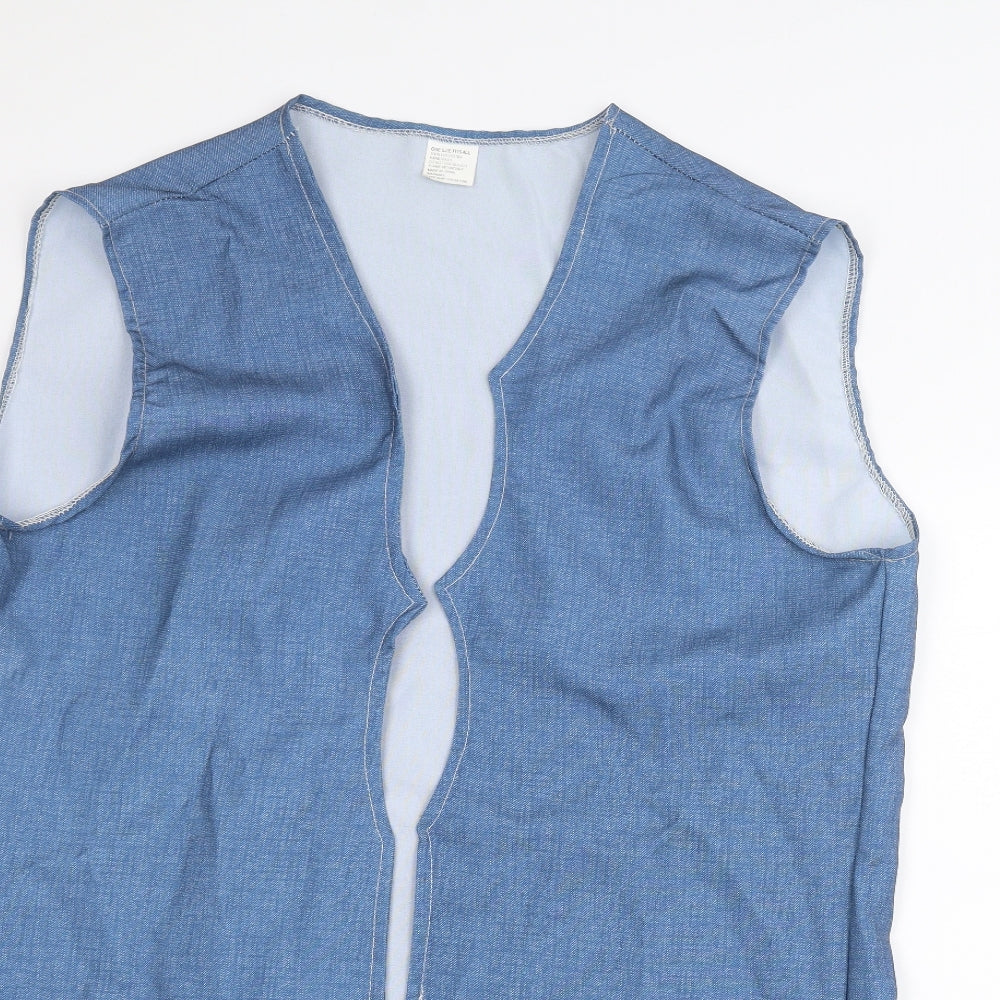 Womens UK Size One Size Preworn Blue Jacket