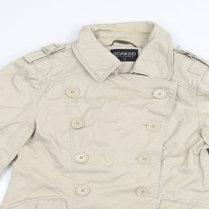 Soaked Womens Beige   Jacket  Size M