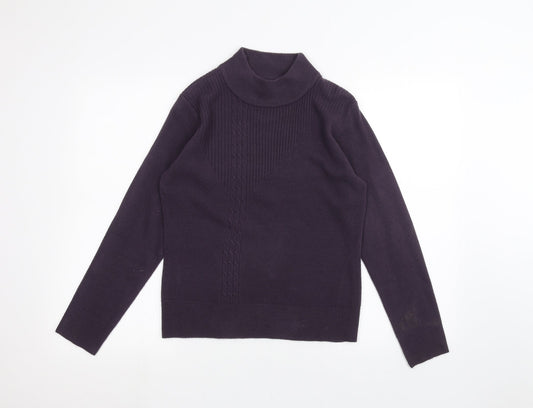 Klass Womens Purple   Pullover Jumper Size S